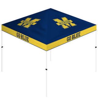 Michigan Wolverines Water Resistent 10x10 Easy Up Gazebo Tent Canopy