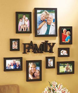 Newly listed New 10 Piece Family Picture Photos Frame Set Wall Collage 