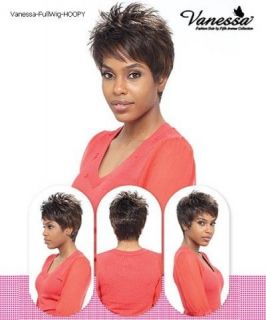 hoopy by vanessa synthetic wig short wavy style