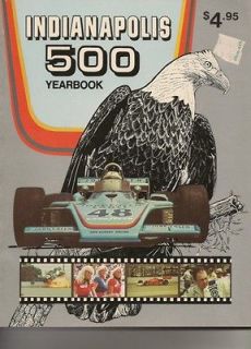 Newly listed 1975 Indianapolis 500 Yearbook Hungness Bobby Unser