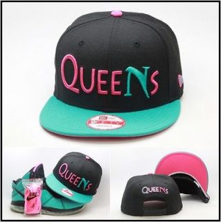 New Era Queens Custom Snapback Hat For Lebron 8 South Beach Nas N Life 