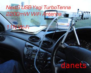 USB WIRELESS N WIFI Signal Booster Antenna LAPTOP 1Watt