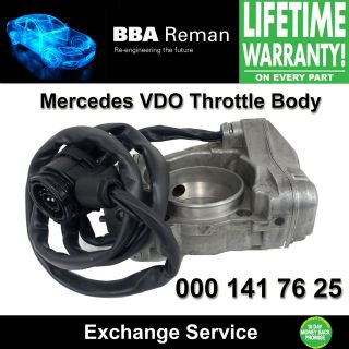 Mercedes VDO Throttle Body Actuator 000 141 76 25 Exchange Service 