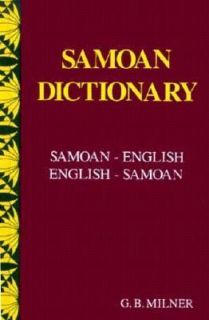   Samoan English, English Samoan by G. B. Milner 1993, Hardcover