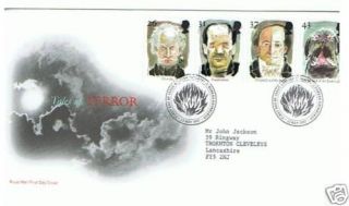 1997 Tales of Terror Royal Mail FDC Bureau PMK C/Val £6.00
