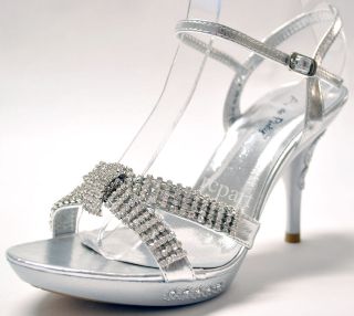 New womens shoes rhinestones stilettos open toe evening prom wedding 