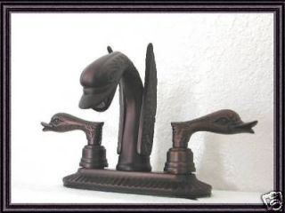 OIL RUBBED BRONZE SWAN SINK FAUCET Match our Tub Set ORB Free Ship 