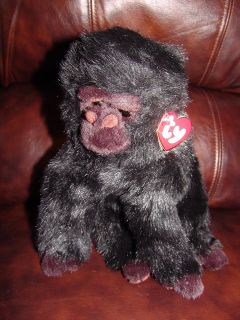 NWT 1995 Ty Beanie Buddies Baby George Monkey Gorilla Plush Doll 11
