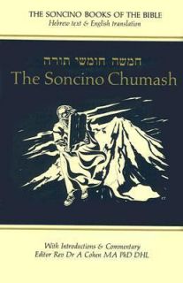 The Soncino Chumash The Five Books of Moses with Haphtaroth 1993 