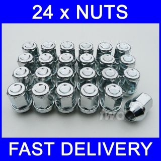 24 x ALLOY WHEEL NUTS FOR ISUZU TROOPER & WIZARD LUG M12x1.5 [P5]