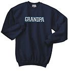 crew sweatshirt grandpa papa gramps gift personalize returns not 