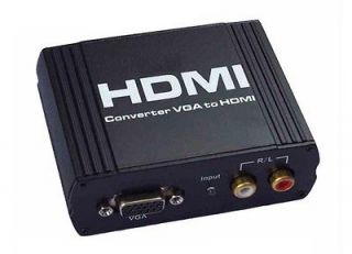 vga plus audio to hdmi converter box from china time