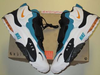 Nike Air Max Speed Turf 7.5 Miami Dolphins QS 90 95 96 97 2012 DT 