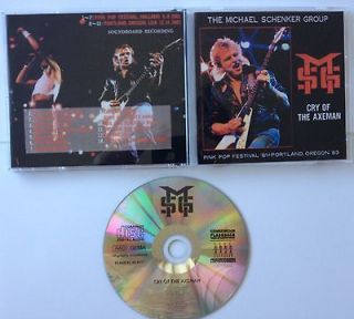 michael schenker cry of the axeman cd ufo from united