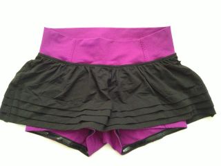 lululemon breath of fire skirt skort tender violet black more