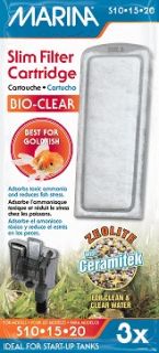 Marina Slim Bio Clear Replacement Filter Cartridge 3 PACK
