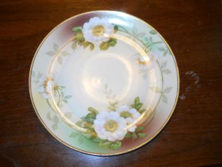 early ps bavaria hand painted floral porcelain plate time left