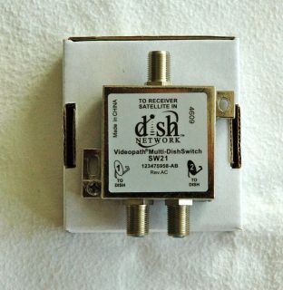 sw21 dish network bell express vu multi switch from canada