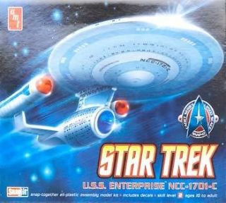NEW! AMT 1/2500 Star Trek USS Enterprise NCC 1701 C SnapIt Model Kit 