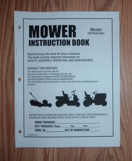 MURRAY 425620X92A LAWN TRACTOR OWNERS MANUAL & ILLUSTRATED PARTS LIST