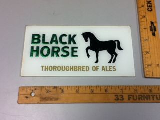   HORSE BEER SIGN THOROUGHBRED OF ALES TRENTON NEW JERSEY REVERSE GLASS