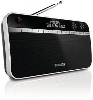 Philips AE5250 Portable Radio with DAB+ & DAB FM for clear sound 