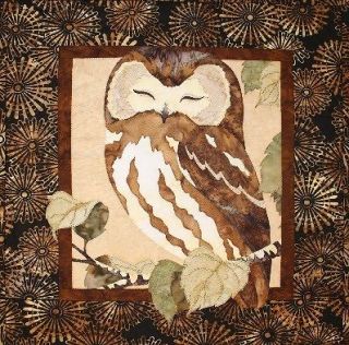 Whoos The Cutest Owl Toni Whitney Bird Fusible Applique Quilt Pattern