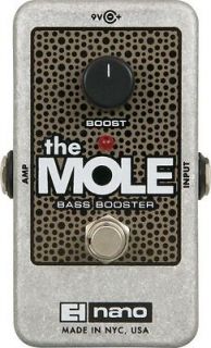 electro harmon ix the mole bass booster effects pedal time