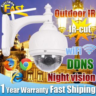   IR CUT P/T Pan Tilt IP Camera WiFi CCTV Webcam Night Vision NEW