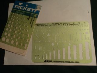 pickett drafting template small hex heads nuts new time left