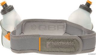 Nathan Speed 2 Hydration Belt with Two 10oz Bottles Gray; SM