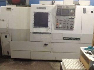 cnc lathe 4 axis with subspindle mori seiki model zl15s