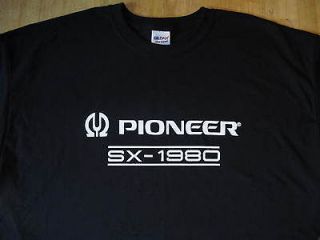 VINTAGE PIONEER SX 1980 RECEIVER T SHIRT LRG. AUDIO 1250 1280