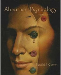 abnormal psychology by ronald j comer 2009 hardcover time left