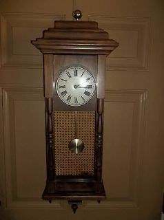 vintage new haven pendulum quartz wall clock wks grt returns