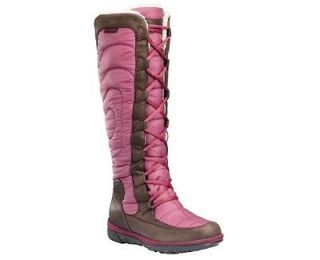 17681 Timberland Womens Crystal Mountain Waterproof Tall Lace Boot 