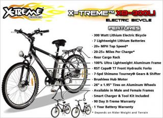 treme Electric XB 300Li Mountain Bike~ ~ Blow Out Sale
