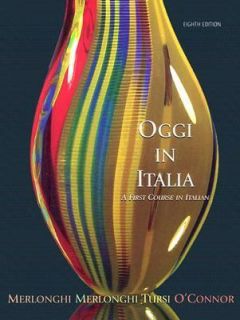 Oggi in Italia A First Course in Italian by Brian Rea OConnor, Franca 
