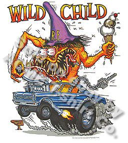 Rat Fink T Shirt 65 GTO Wild Child Ed Roth Tee Big Daddy Shirt Sz M L 