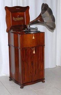 Rare Regina Reginaphone Music Box & Columbia Phonograph Gramophone 