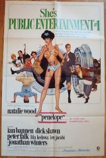   Orig Movie Poster 1966 FOLDED One Sheet 1SH Natalie Wood bikini & GUN