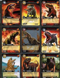   KING UD TCG Card DKCG Page of 9 [FIRE][Rajasaurus][Dino] 1 Foil +8 Cmn