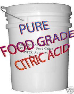   Food Grade 100% Citric Acid Organic Made in USA Non GMO FCC USP Lot
