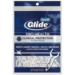 ORAL B (FORMERLY CREST) GLIDE FLOSS PICKS 2 BAGS OF 30