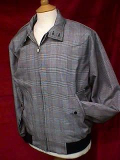 vintage retro prince of wales check harrington jacket more options