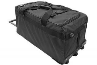   Black Rolling Wheeled Scuba/Dive/Travel Duffel Bag Western Pack WH636