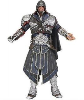   Creed Brotherhood 7 Action Figure Ezio Onyx Costume Hooded *New