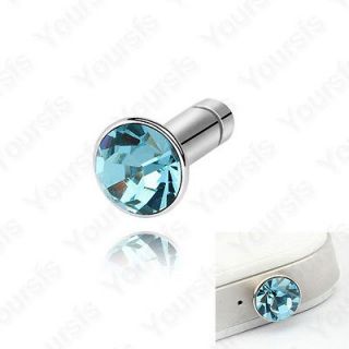   4S Accessory Diamond Anti Dust Plug Stoppe Swarovski Crystal Ear Cap