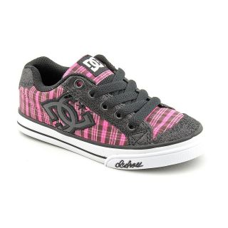 DC Chelsea Charm TX Youth Kids Girls Size 13 Pink Textile Skate Shoes