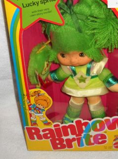   NRFB Vintage Mattel Rainbow Brite Patty OGreen Doll & Lucky Sprite